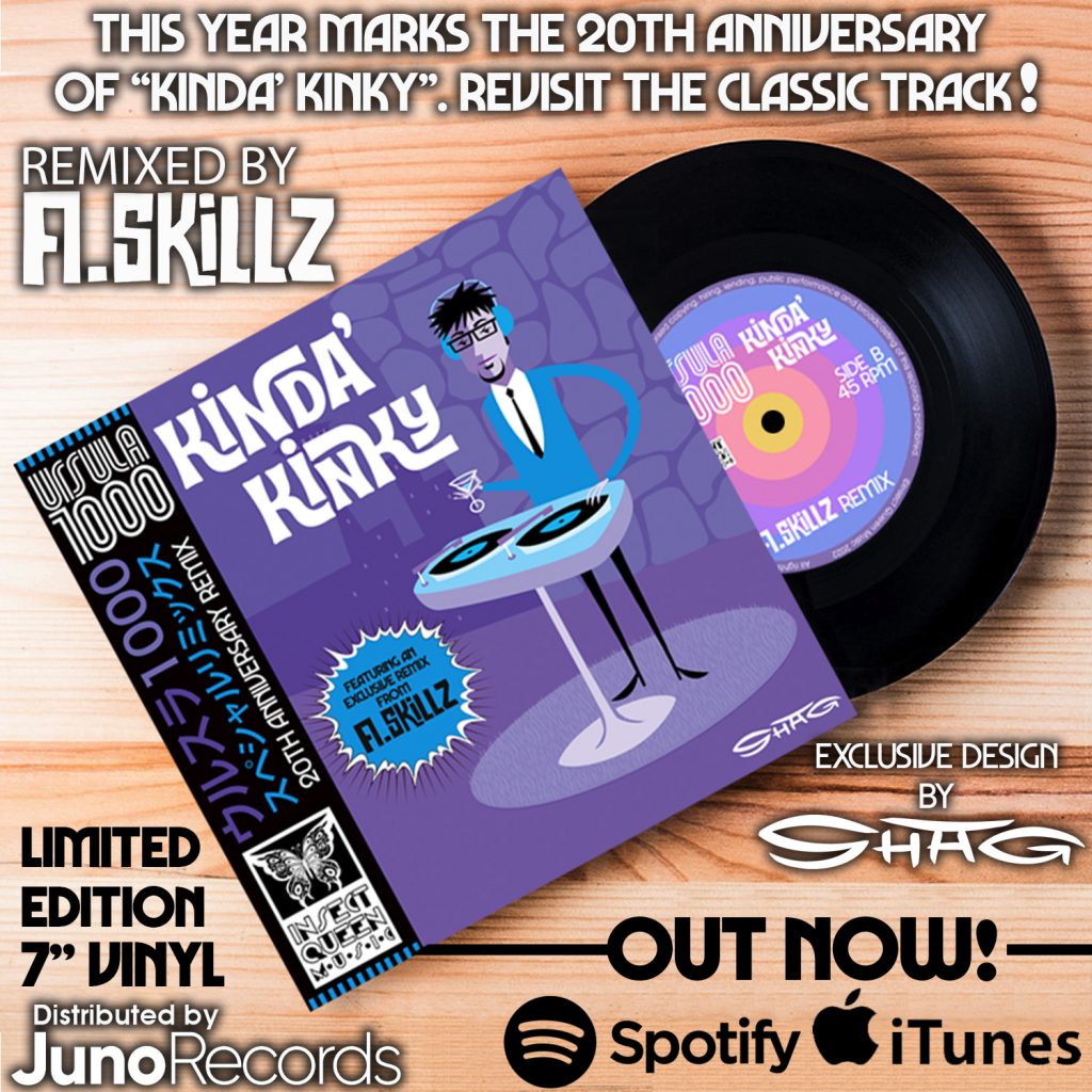 URSULA 1000: Kinda' Kinky 20th Anniversary Remix Now Available!